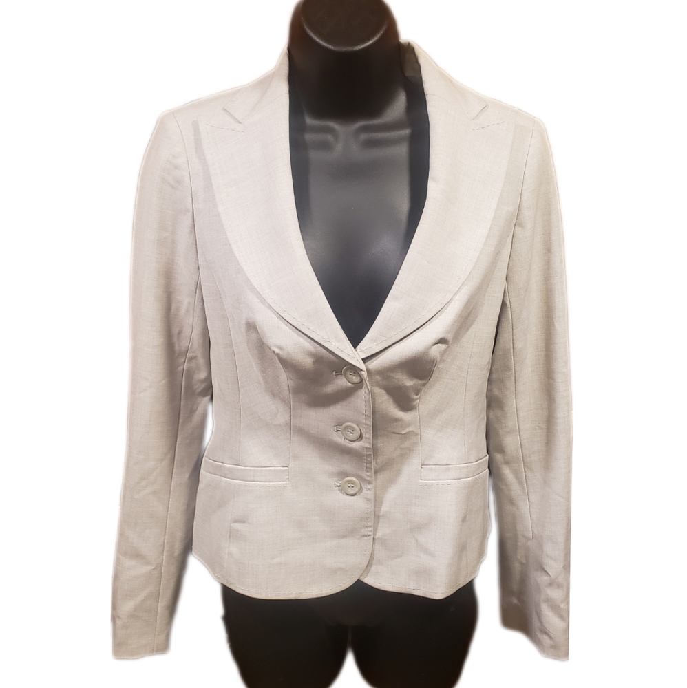 The Limited Light Grey Crosshatch Blazer Sz 0- NWT!